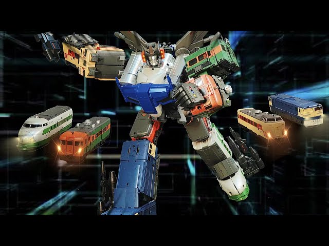 This Is One Robot Train That Always Runs On Time！Moon Studio Raiden  [Transformers Stop Motion] class=