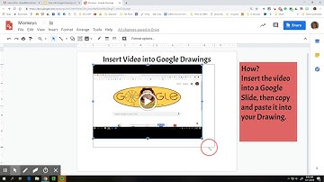 Insert video into Google Drawings