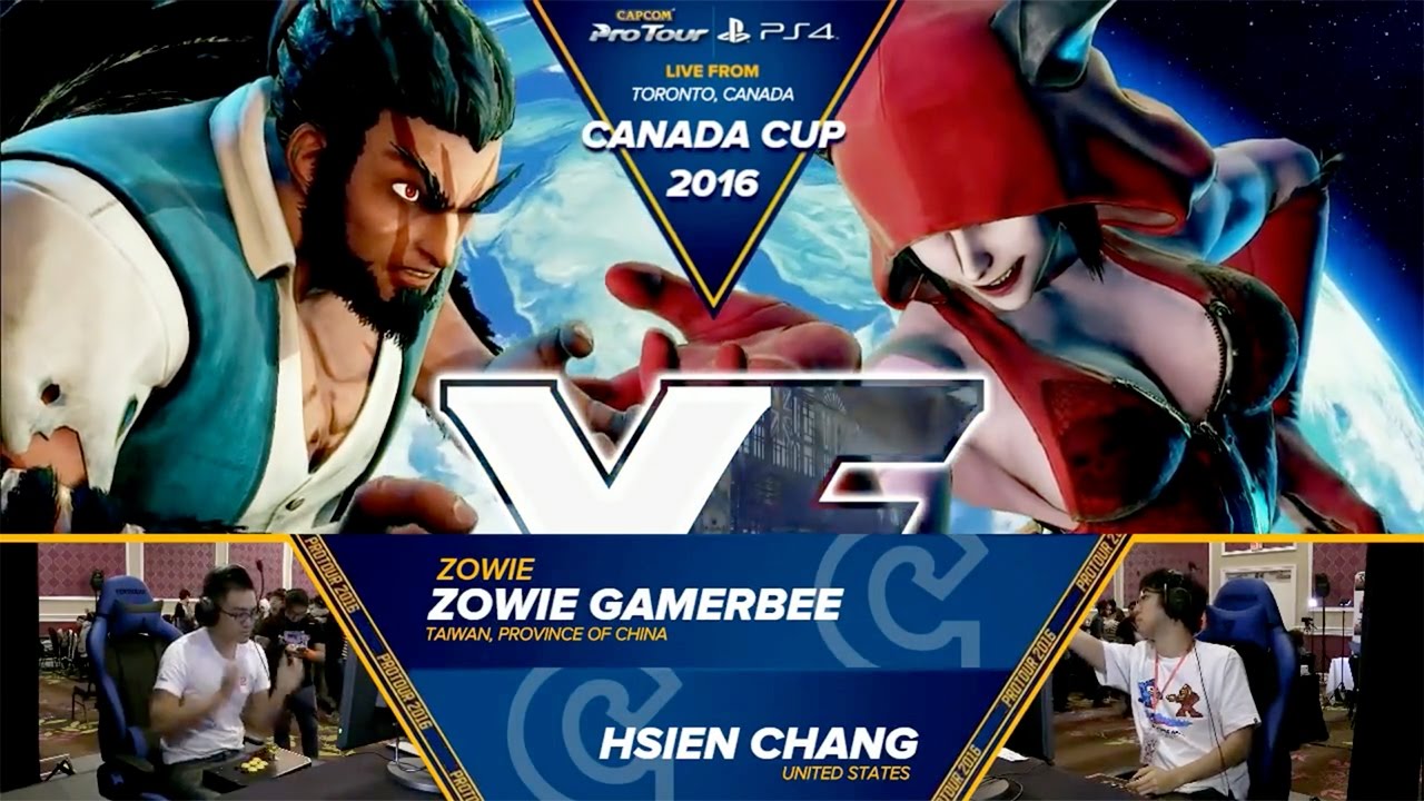 SFV: Canada Cup 2016 - Zowie Gamerbee vs Hsien Chang - CPT2016