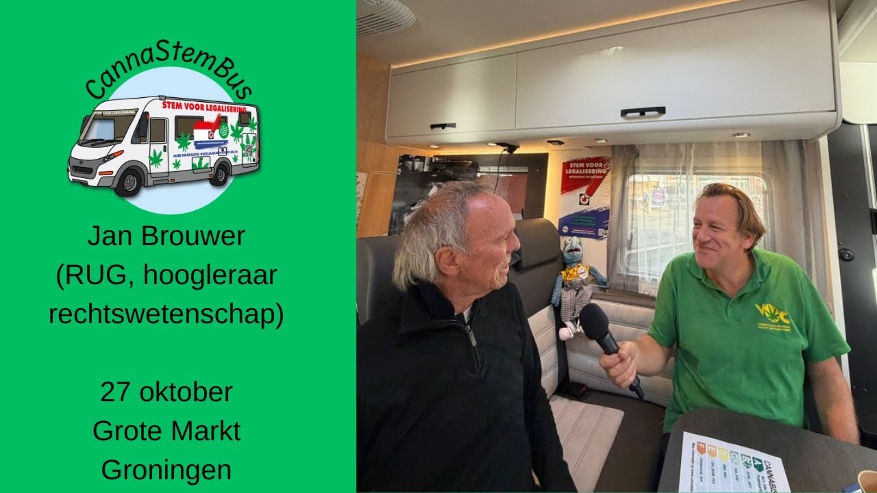 CannaStembus | Jan Brouwer (Rijksuniversiteit Groningen) — Groningen