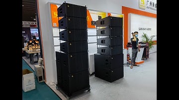 LA210P&LA18P Dual 10 Inch Active Line Array PA Speaker System testing part 4
