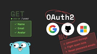 The EASY way to add OAuth in Golang | Google and GitHub login | OAuth2 in Golang