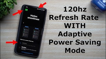 120hz Refresh Rate With Power Saving Mode Hack