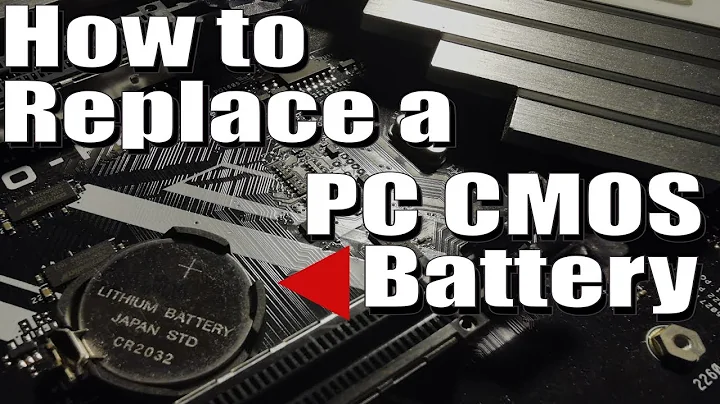 How to replace the CMOS Battery in a PC (5 minute fix)