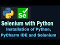 Selenium with Python Tutorial 3 : Installation of Python, PyCharm IDE and Selenium