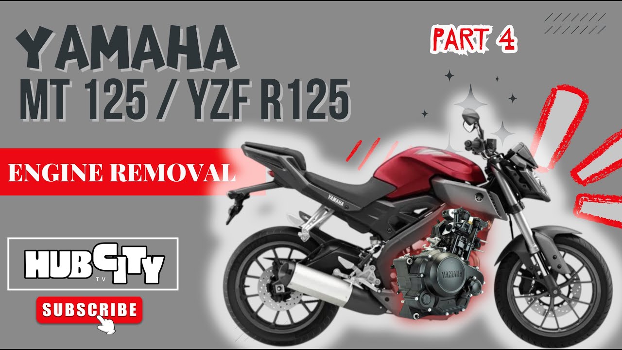 Yamaha MT 125 / YZF R125 - Engine Removal and Installation - Part 4