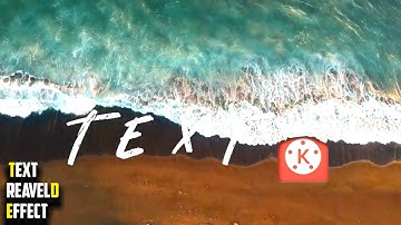 Text Reveal In kinemaster | Text Behind Object | Kinemaster TUTORIAL