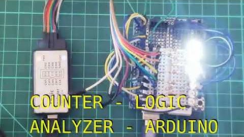 Binary Counter — Logic Analyzer - Build an LED Binary Counter & Improve The Code — ArduSeries #88