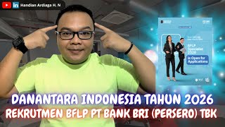 Rekrutmen BRILiaN Future Leader Program BFLP PT Bank Rakyat Indonesia BRI Tahun 2026