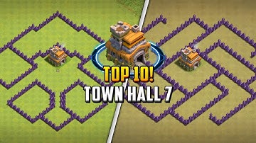 TOP 10! Town Hall 7 (TH7) Base Layout + Copy Link 2024 | Clash of Clans