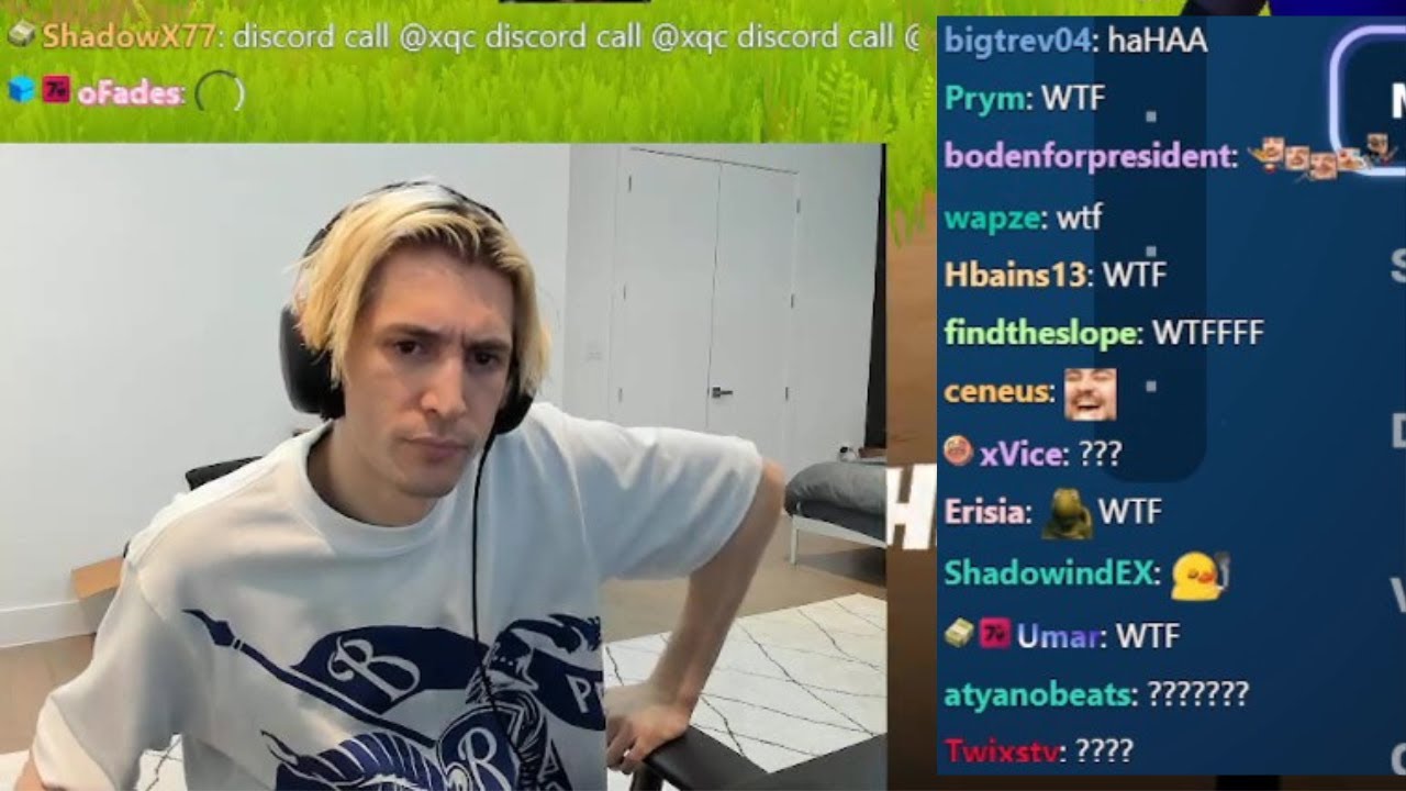 It Took xQc 14 Seconds to Hear "The Hard R" in Fortnite
