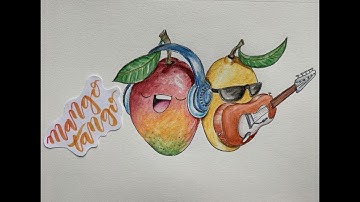 How To Draw Kawaii (かわいい | 可愛い) Mango Jamming | (Step by Step Easy)