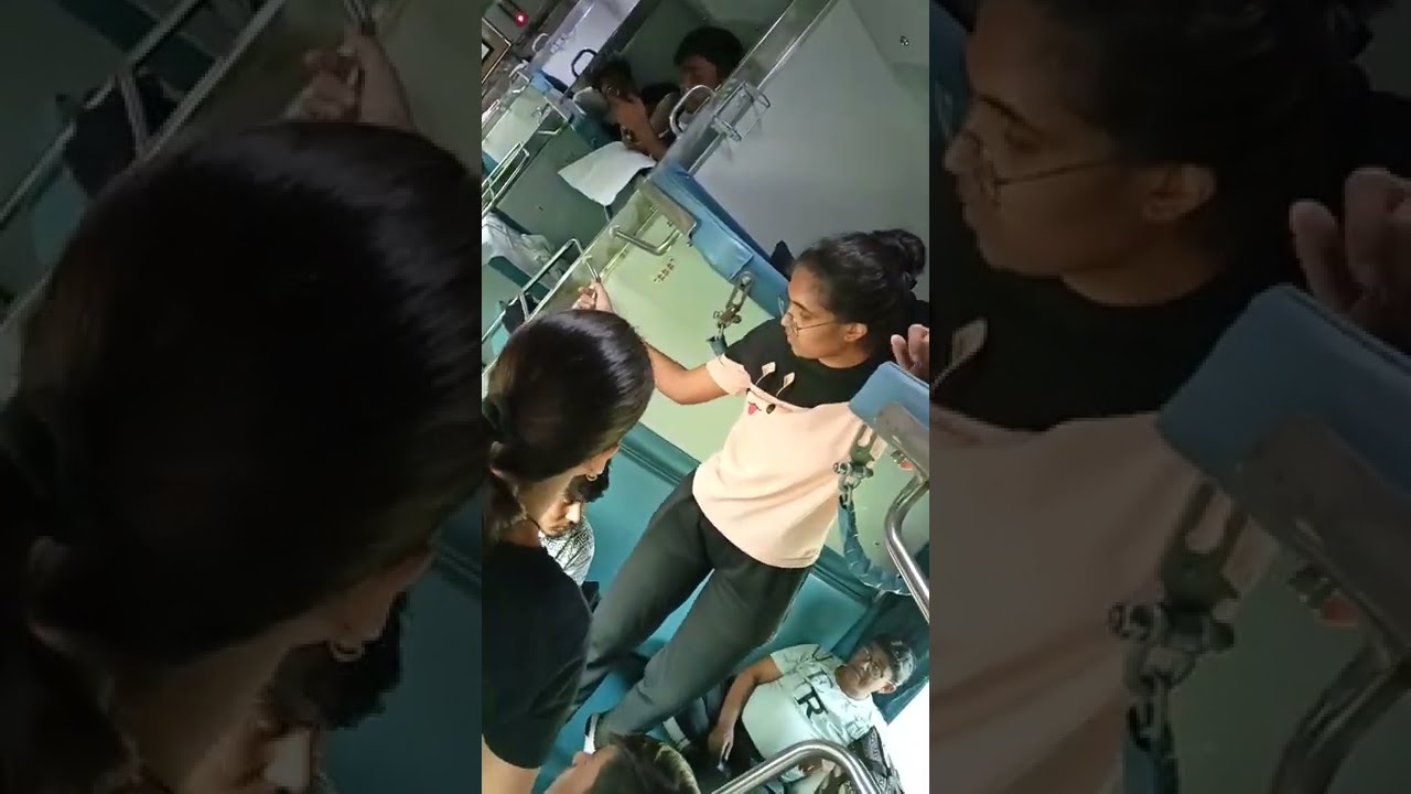 ट्रेन में सीट के लिए लड़की का ज़बाब