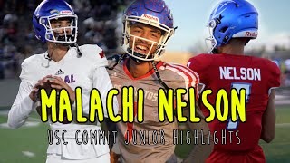 MALACHI NELSON HIGHLIGHTS | Lincoln Riley lands his QB of the Future | 2023 Quarteback Junior Mix