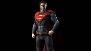 Injustice Gods Among Us | Superman - All skins, Intro, Super Move, Story Ending