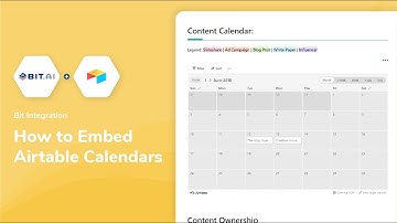 How to Embed Airtable Calendars on Documents | Bit Docs - Bit.ai
