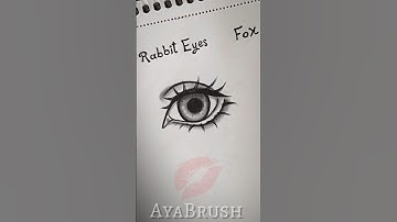 How to draw Cat, Rabbit & Fox Eyes Tutorial ✏️ #tutorials #howtodraw #sketch #eyes #fyppppp #fypシ