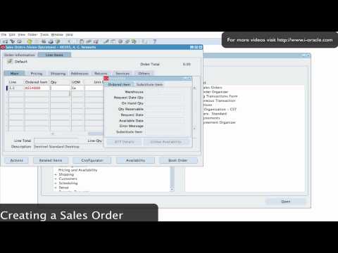 Видео: Что такое управление заказами в Oracle Apps r12?