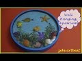 DIY Amazing Wall Hanging Aquarium (recycle old wall clock & toys)