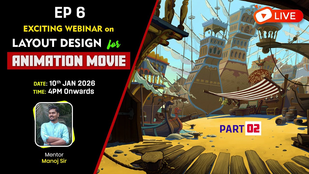 EP 6 - Layout Design for Animation Movie | GET Highest Paid JOB in 2026