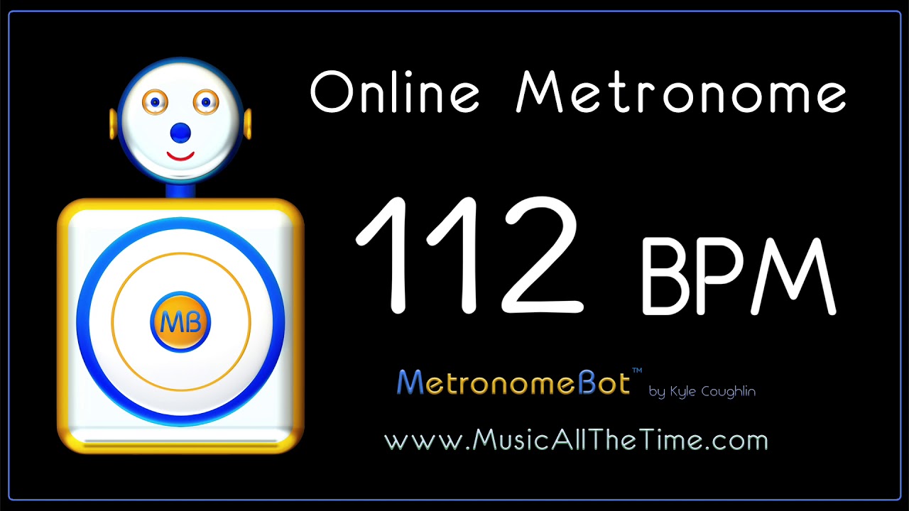 Online Metronome at 112 Beats Per Minute