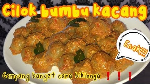 Cara Membuat Cilok Bumbu kacang (Enakkk👍🏻👌🏻)😍
