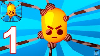 Rope Gun 3D - Gameplay Walkthrough Part 1 Tutorial (iOS, Android Gameplay) screenshot 1