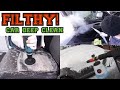 Deep cleaning a disgustingly dirty car!