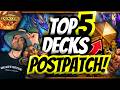 BEST DECKS AFTER THE PATCH SO FAR Updated Hearthstone 