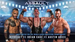 FULL MATCH - Ricochet vs Brian Cage vs Austin Aries: International Assault 2K17