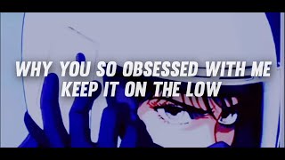 Mariah Carey x Mario Winans - Obsessed Lyrics (TikTok Remix by Sickick) Resimi