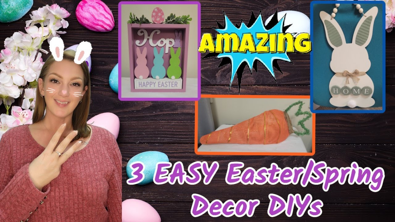 3 Easy Easter/Spring DIY Home Decor Ideas for a Festive and Bright Home ...