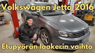 Volkswagen Jetta 2016 changing front wheel bearing