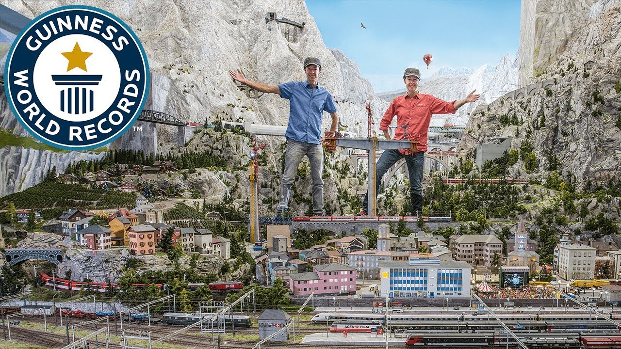 largest model train set