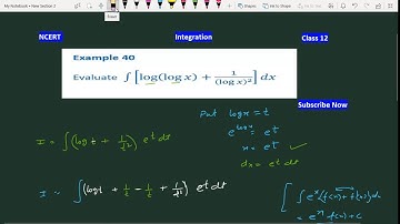 Integration of log log x + 1 upon log x square |  Integration of log(logx)+1/(logx)^2 | Example 40