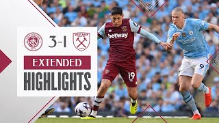 Manchester City 3-1 West Ham | Kudus Scores An Incredible Bicycle Kick | Extended Highlights