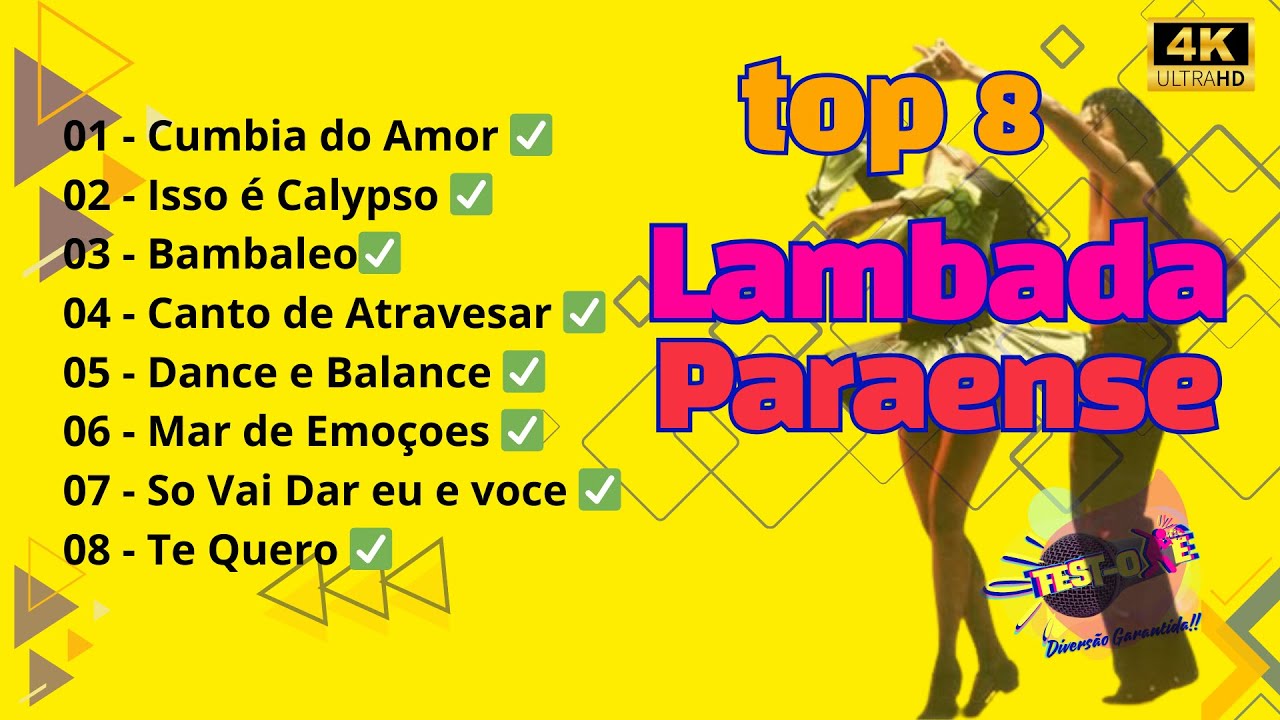 Karaokê Set 8 Lambadas Paraense