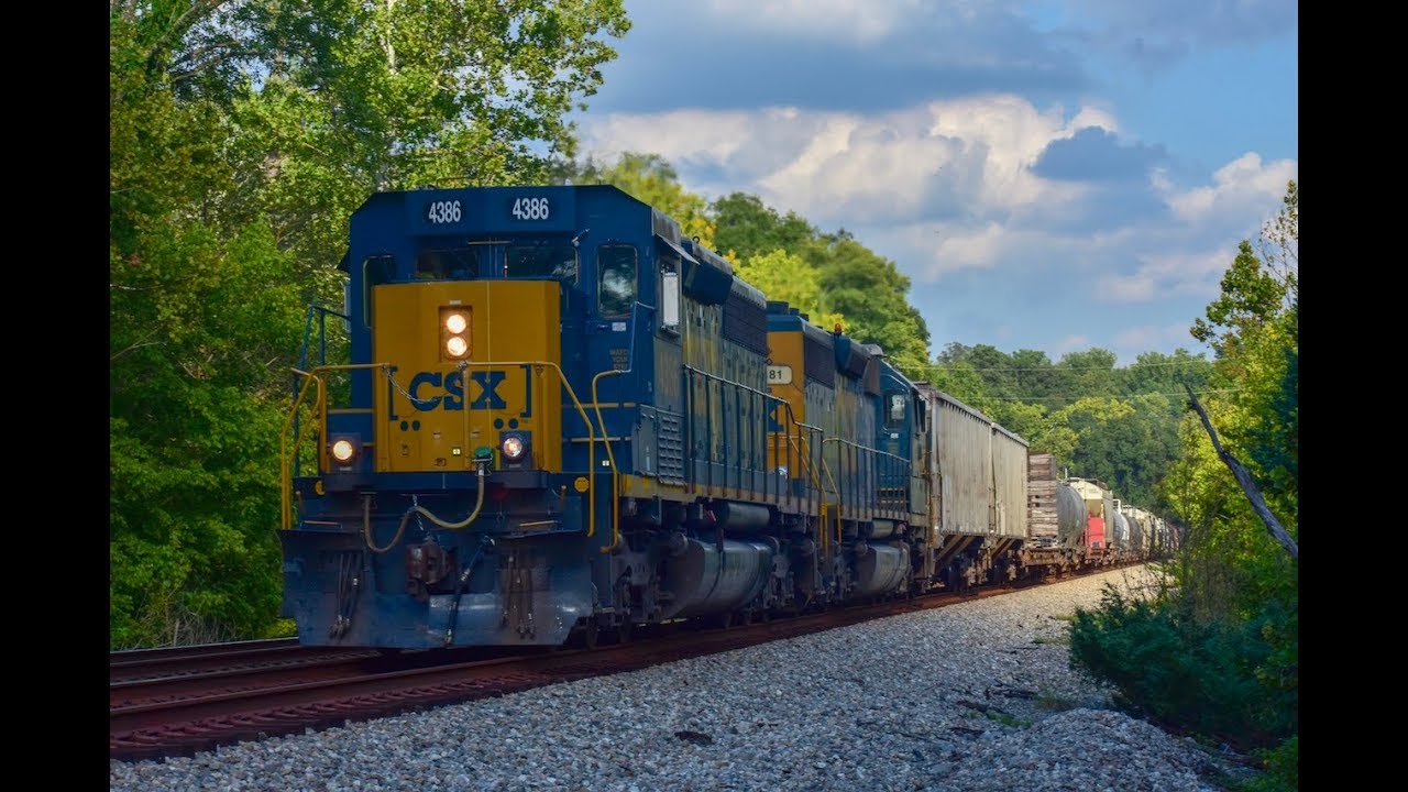 [HD] CSXT Q30331 With A Rare SD40 Pair & H75030 - Westham, VA 8-31-18