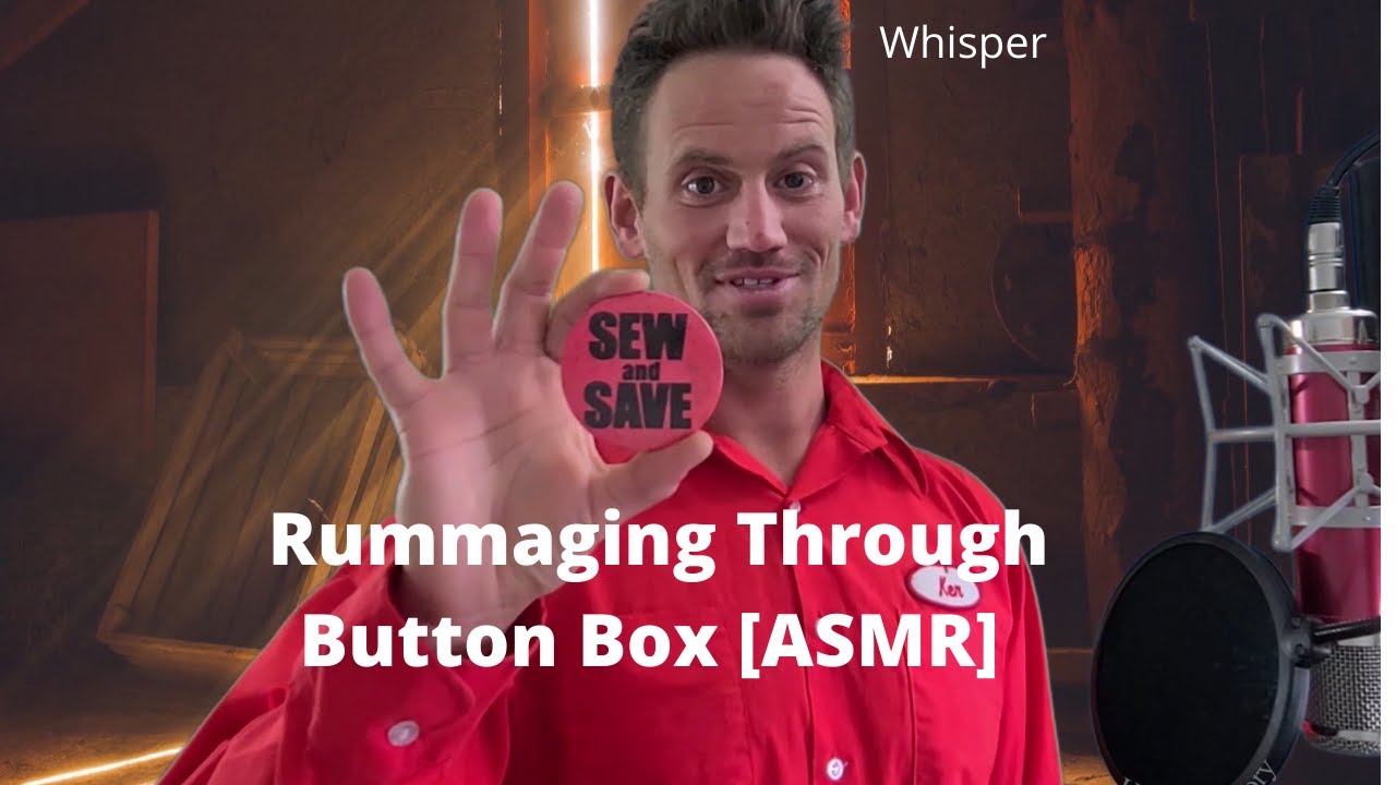 Rummaging Through Vintage Buttons [ASMR] 