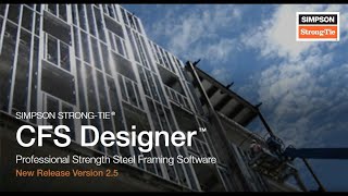 Simpson Strong Tie - CFS Designer - Video Tutorials - Storefront Opening Wall Design - Day 6