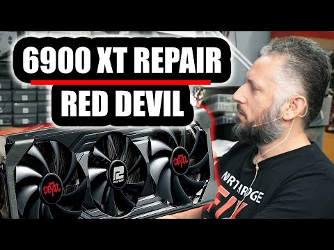 AMD 6900xt Red Devil Ultimate Graphics Card Repair