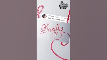 Stylish Name | Swathy | Stylish Signature | Calligraphy Signature