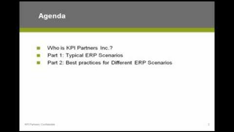 Webinar Introduction : 1 of 13 : Webinar : OBIEE Analytics for ERP Clients