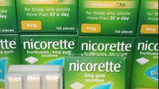 نيكوريت لبان النيكوتين للاقلاع عن التدخين وكمان هيبيض أسنانك Nicorette Nicotine Gum _دكتور عيسوي
