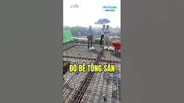Đổ bê tông sàn #xaydungsaovang #xaydungtrongoi #xaynhatho