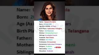 Upasana Konidela Biography