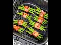 Air fryer bacon wrapped green bean bundles #easyairfryerrecipes thumbnail