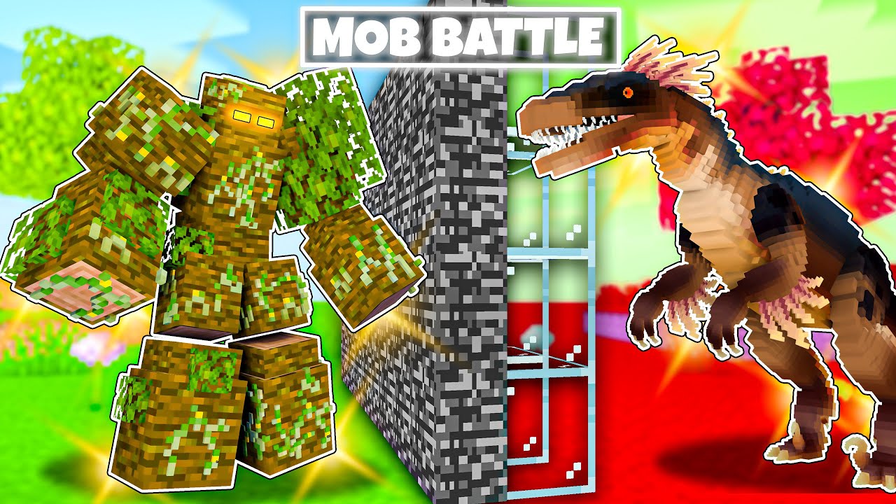 I Secretly Trolled My FRIEND in EPIC MOB BATTLE in Minecraft - YouTube