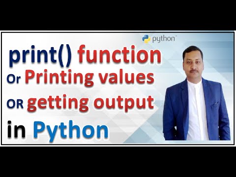 Print() function in python | getting output using print() function ...