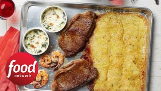 Steakhouse Sheet Pan Dinner | Food Network screenshot 5